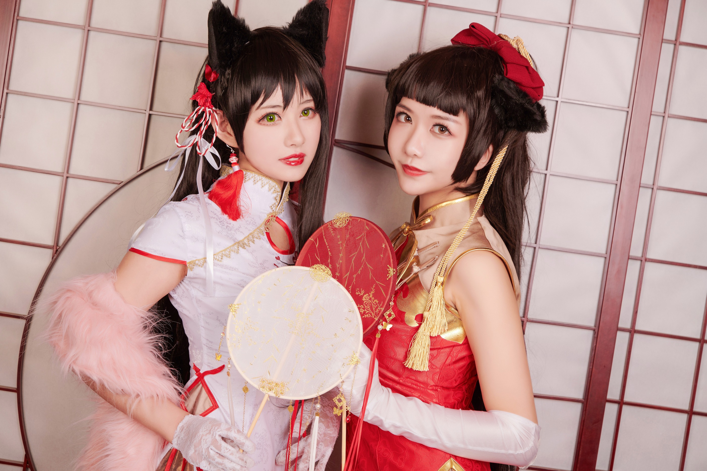 图片[1]-源纱希喵喵喵 – NO.004 Meiyi_烛墨 犬獒旗袍[12P]-XikXak